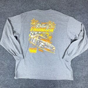 VTG Brisco Shirt Mens XL Gray Rolling Thunder National Championship Summer 96